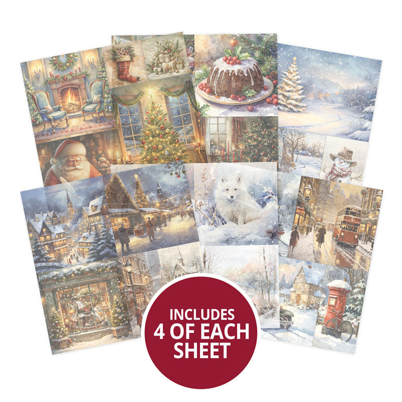 Festive Parchment Scenes