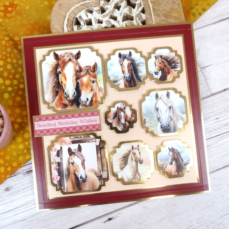Watercolour Horses Pocket Pad