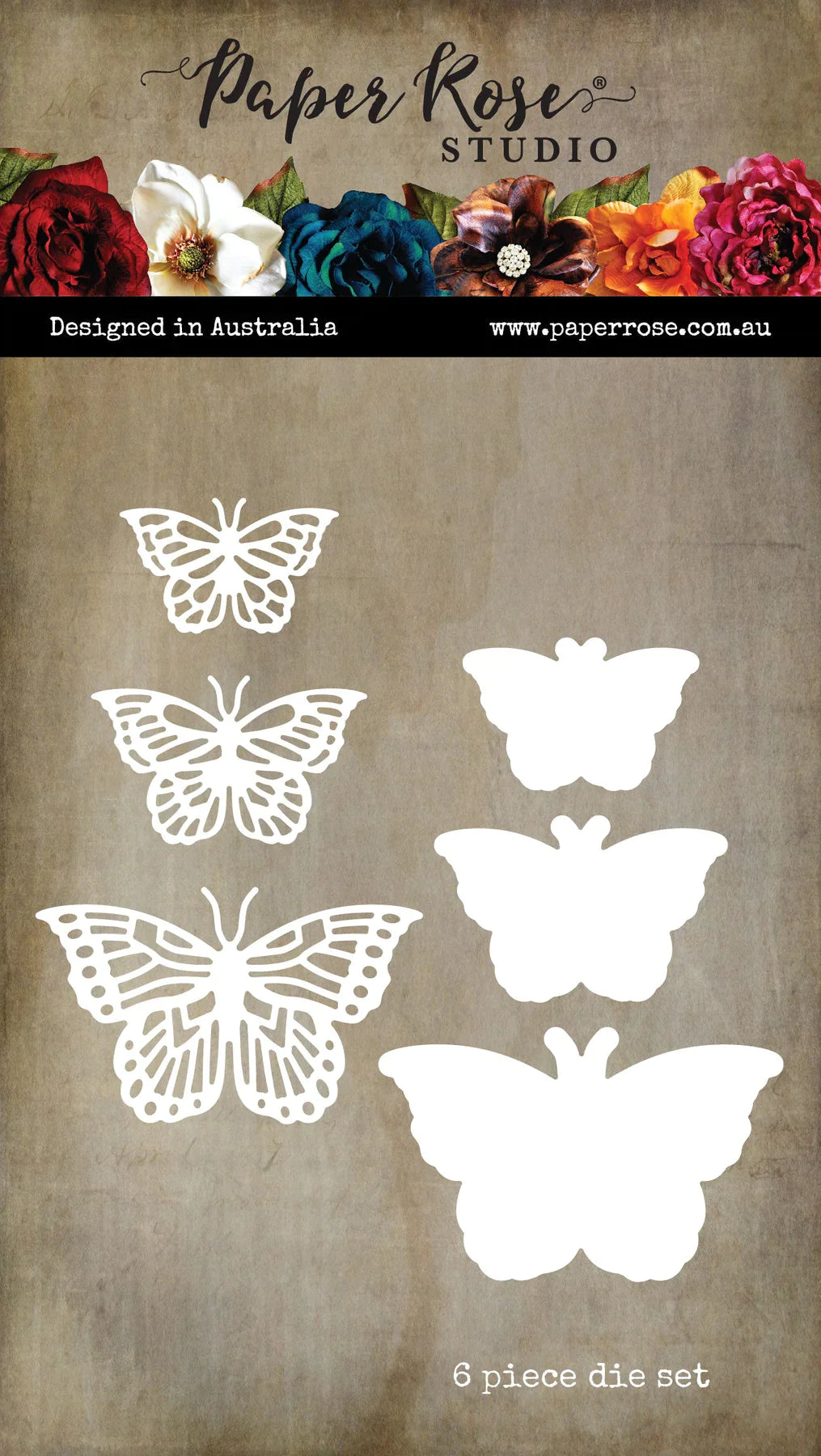 Alora Layered Butterfly Trio Metal Die 31626