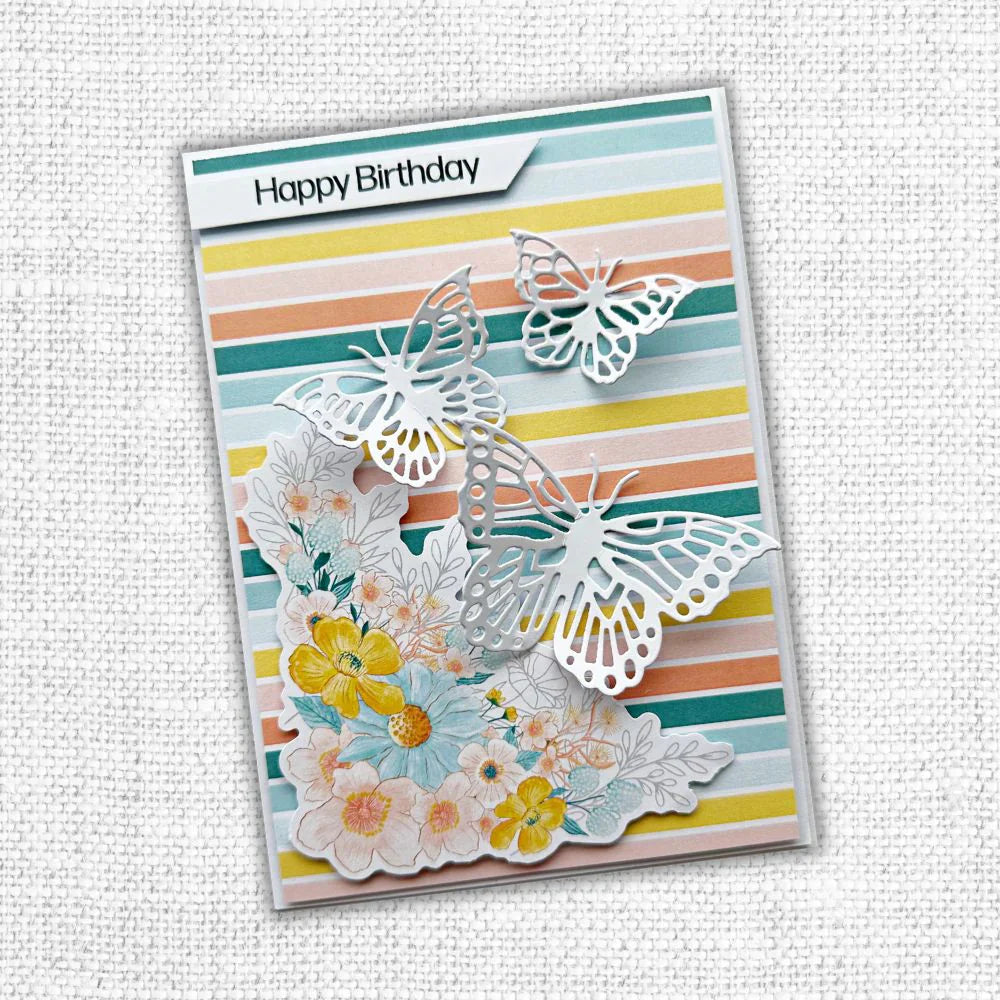 Alora Layered Butterfly Trio Metal Die 31626