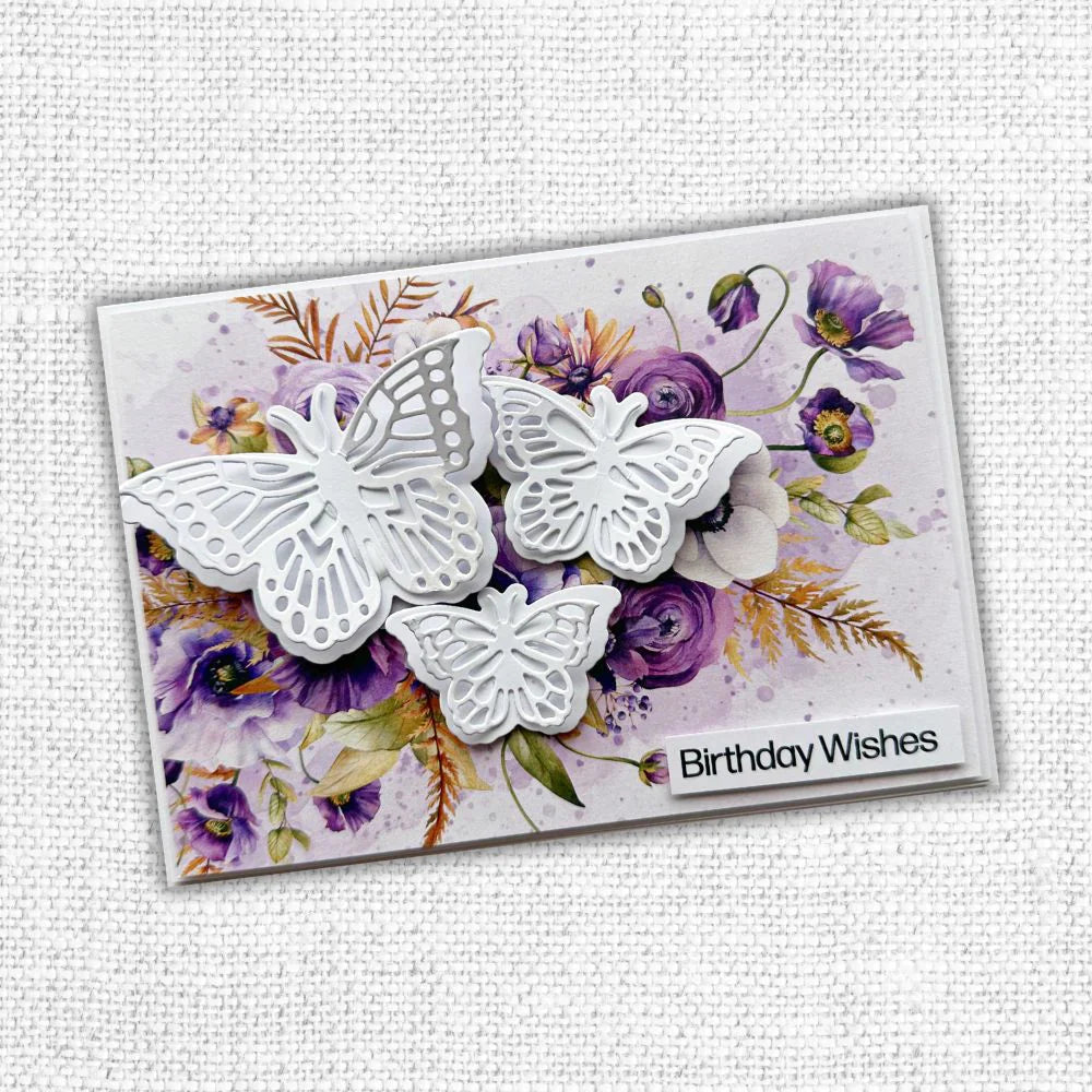 Alora Layered Butterfly Trio Metal Die 31626