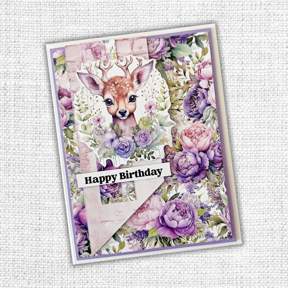 Lavender & Roses Cut Aparts Paper Pack 32280