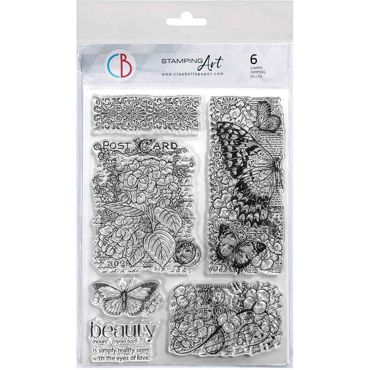 Clear Stamp Set 6x8" Majestic Delight