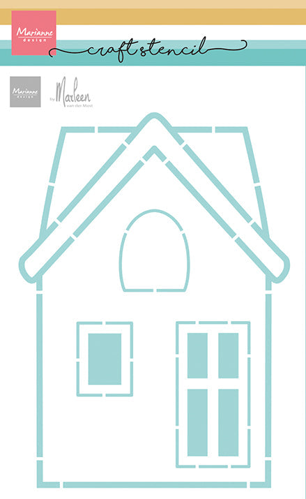 Marianne Design Craft Stencil - House by Marleen