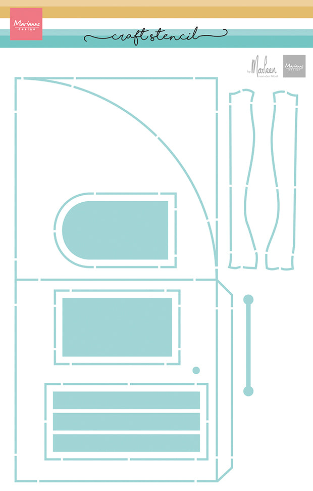 Marianne Design Craft Stencil - A4 - Create A Room by Marleen