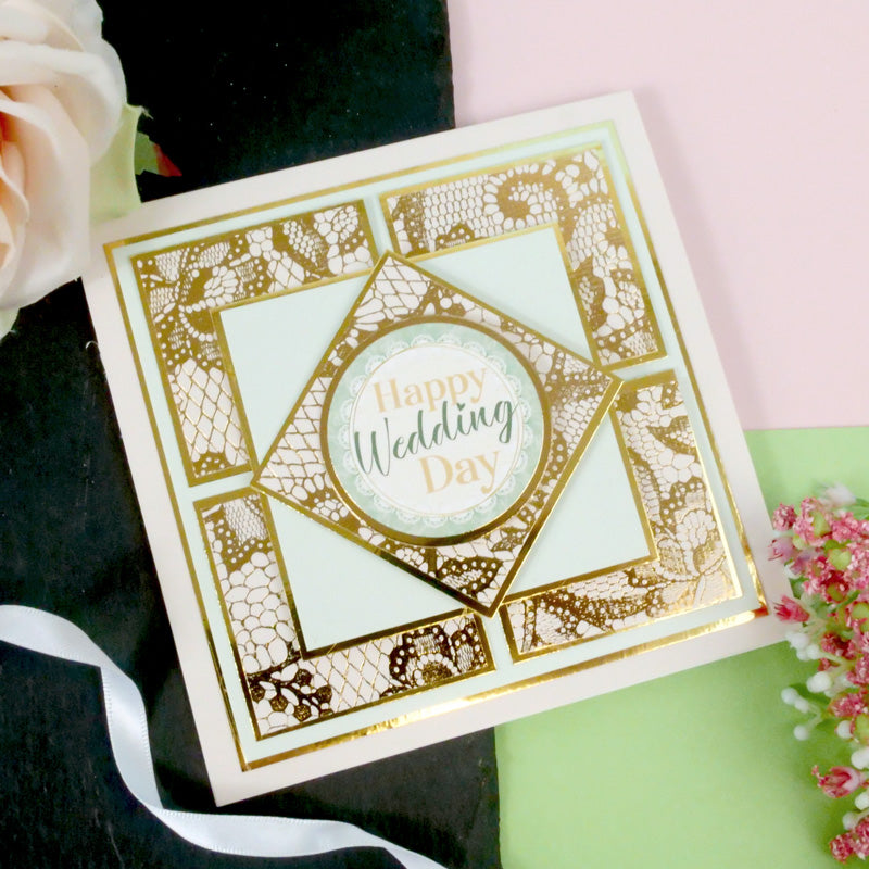Adorable Scorable Pre-Scored Card Blanks - A Touch of Colour 6" x 6"