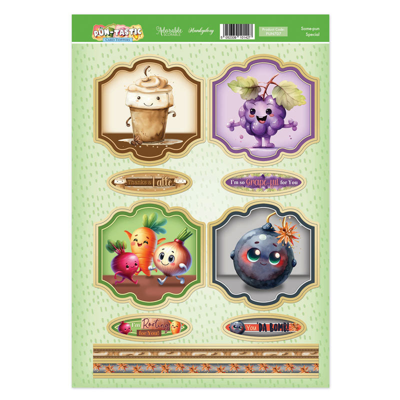 Pun-tastic Topper Sheet - Some-pun Special