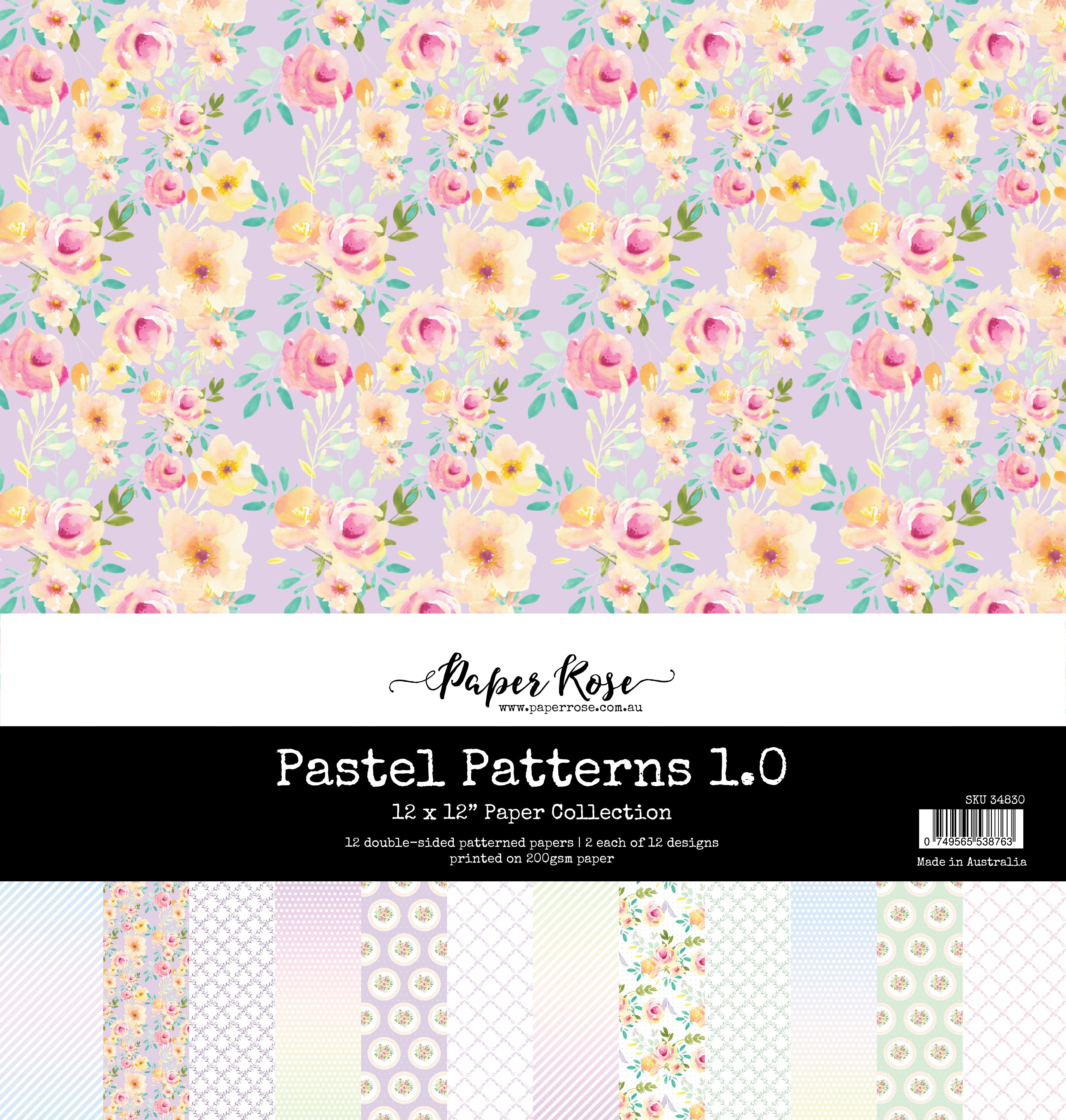 Pastel Patterns 1.0 12x12 Paper Collection 34830