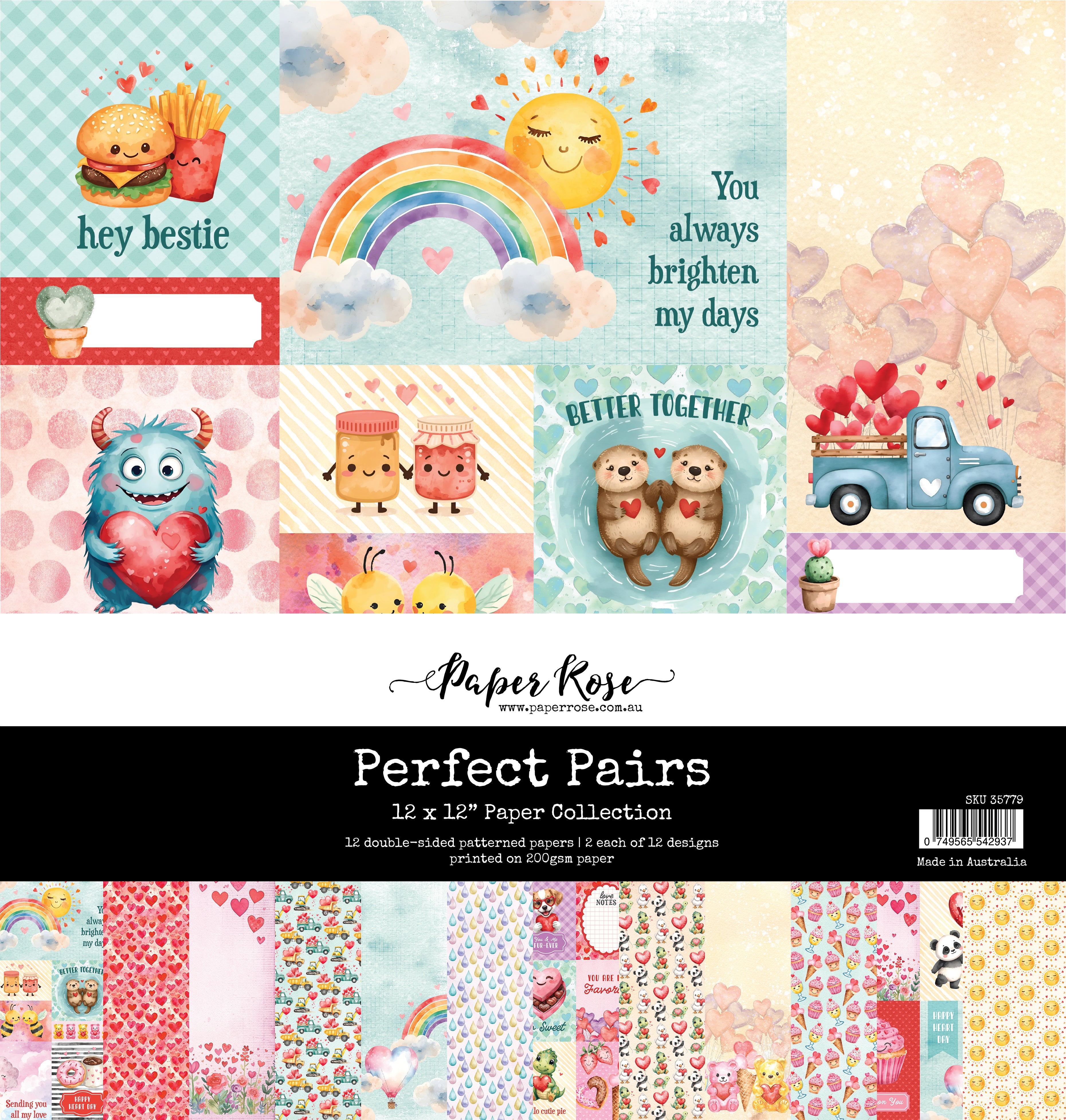 Perfect Pairs 12x12 Paper Collection 35779