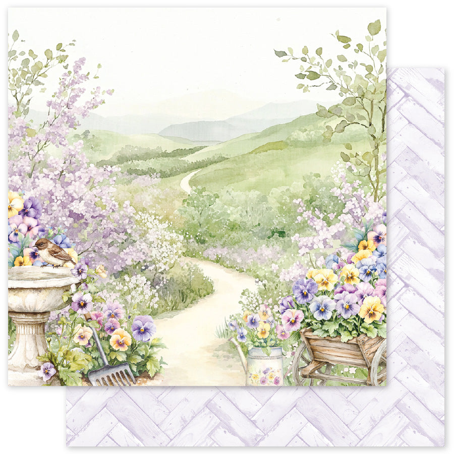 Petals & Pansies Basics A 12x12 Paper (12 pc Bulk Pack) 36406