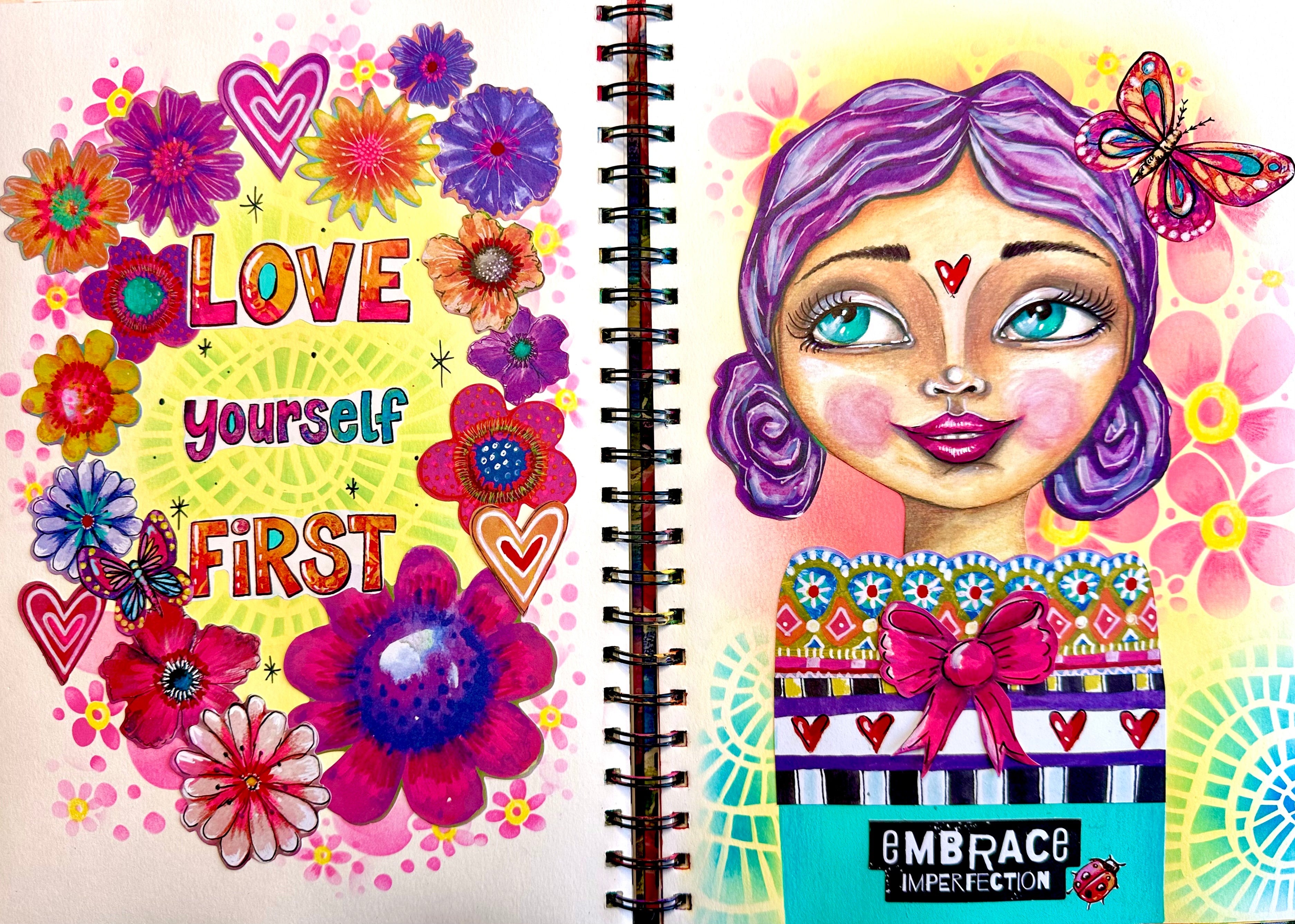 ABM Art Journal ATC-Size Art by Marlene 1 Piece
