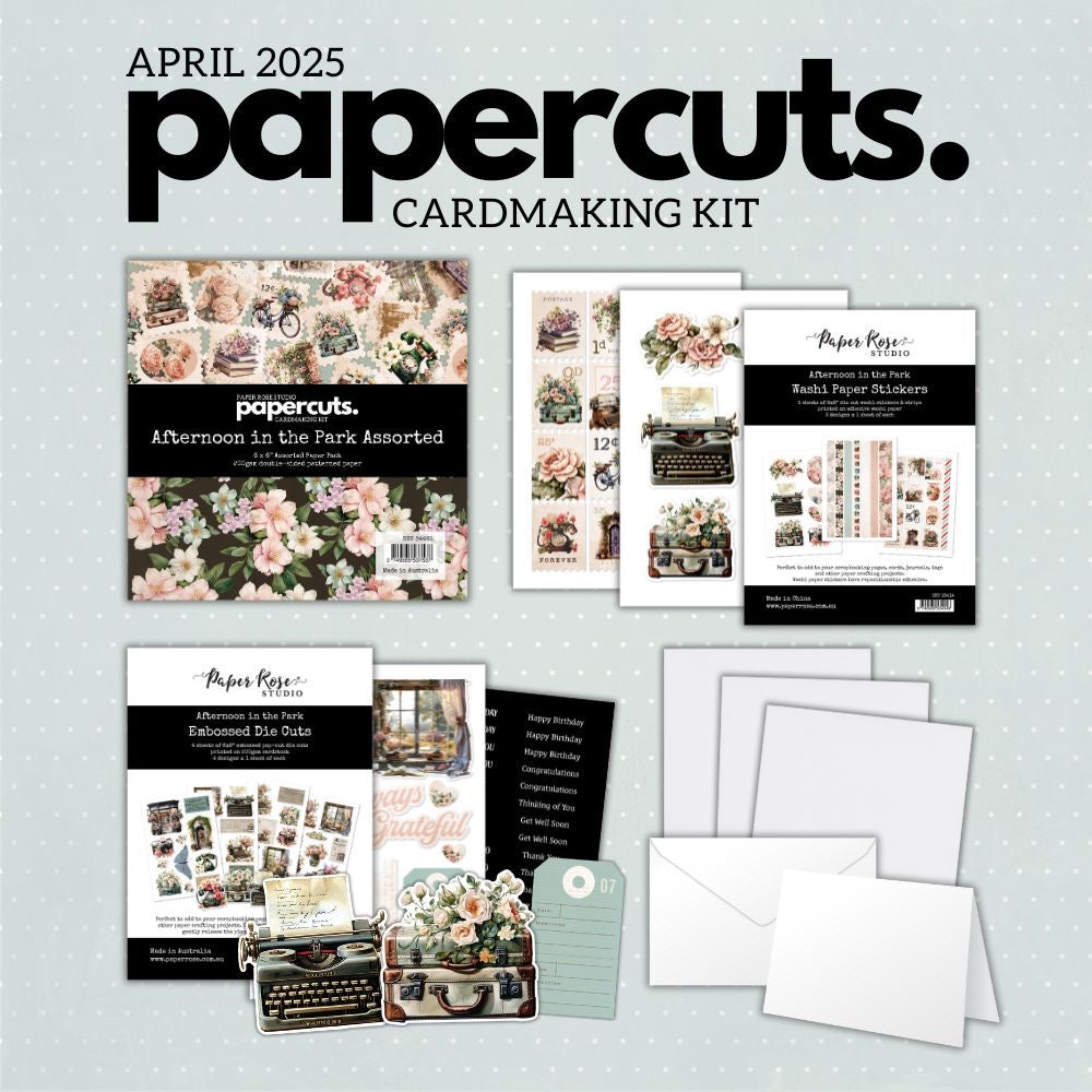 Afternoon in the Park Papercuts Cardmaking Kit 34461