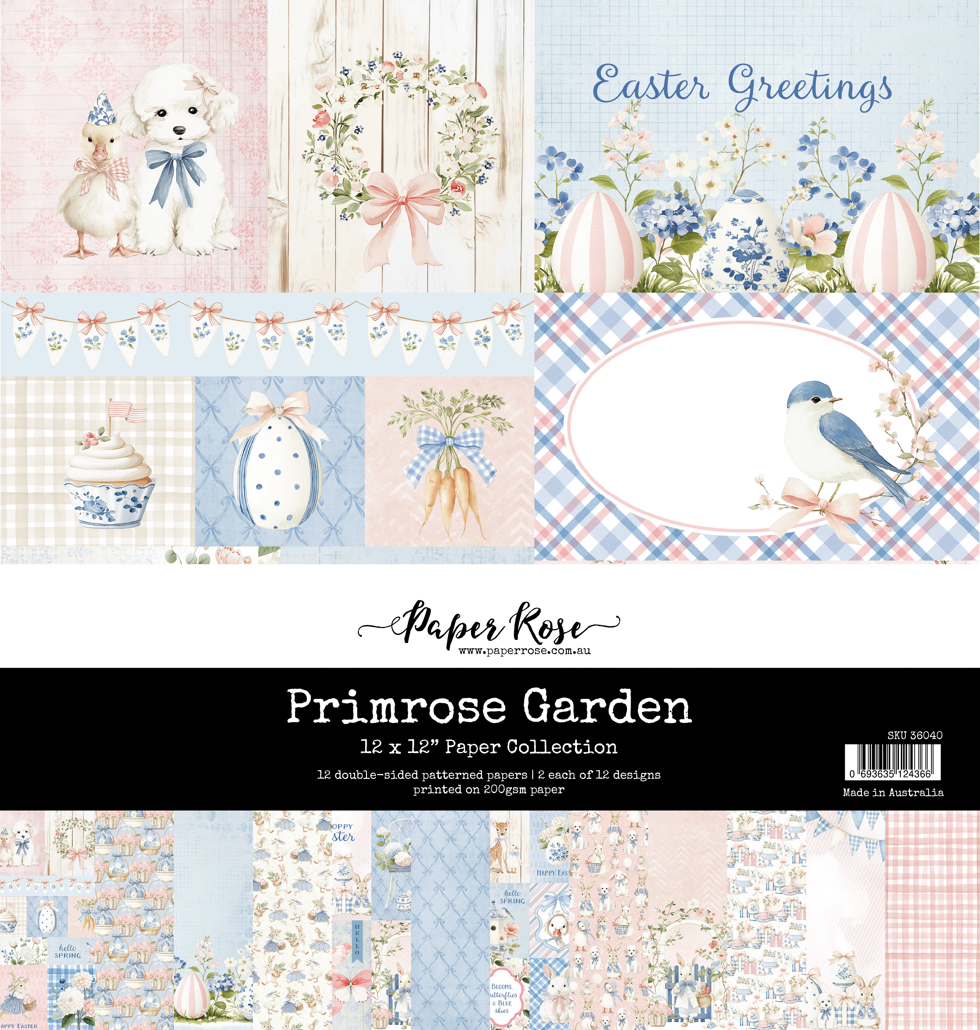 Primrose Garden Easter 12x12 Paper Collection 36040