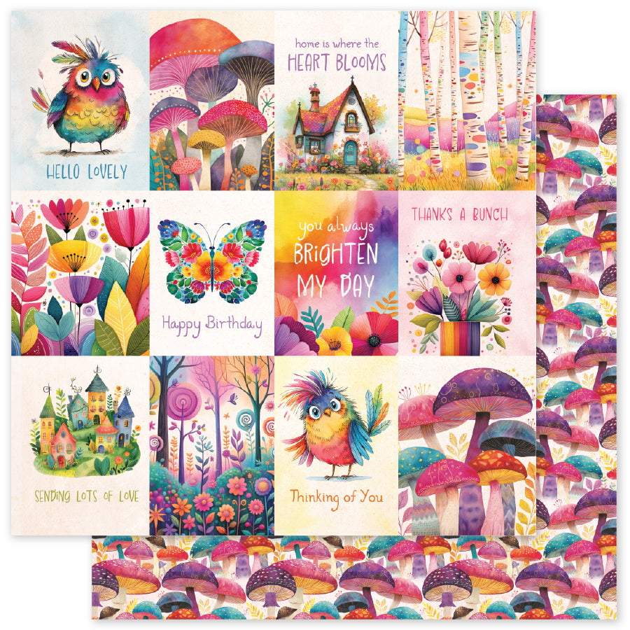 Rainbow Village D 12x12 Paper (12 pc Bulk Pack) 35310