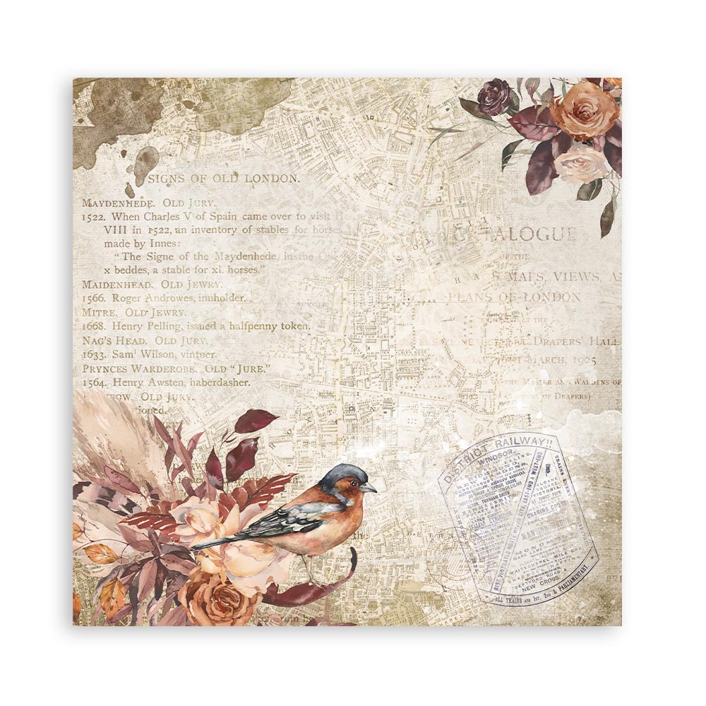 12”x12” (30.5x30.5cm) Paper Pad 10 Double Sided Printed Sheets - Our Way