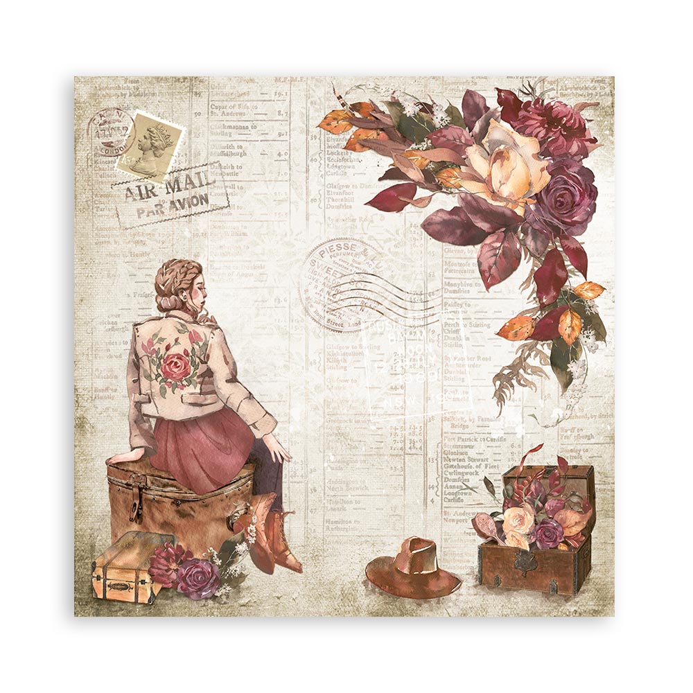 12”x12” (30.5x30.5cm) Paper Pad 10 Double Sided Printed Sheets - Our Way