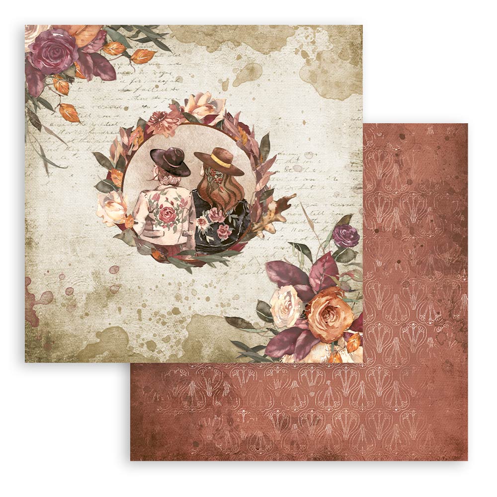 12”x12” (30.5x30.5cm) Paper Pad 10 Double Sided Printed Sheets - Our Way