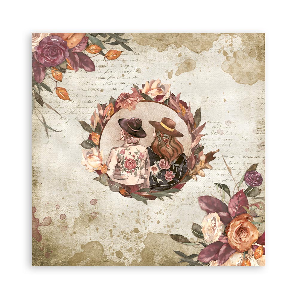 12”x12” (30.5x30.5cm) Paper Pad 10 Double Sided Printed Sheets - Our Way