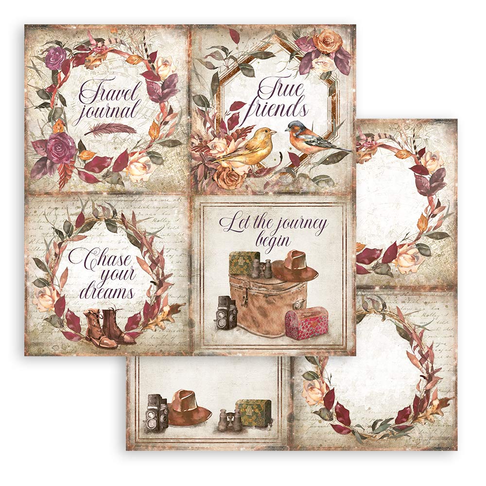 12”x12” (30.5x30.5cm) Paper Pad 10 Double Sided Printed Sheets - Our Way