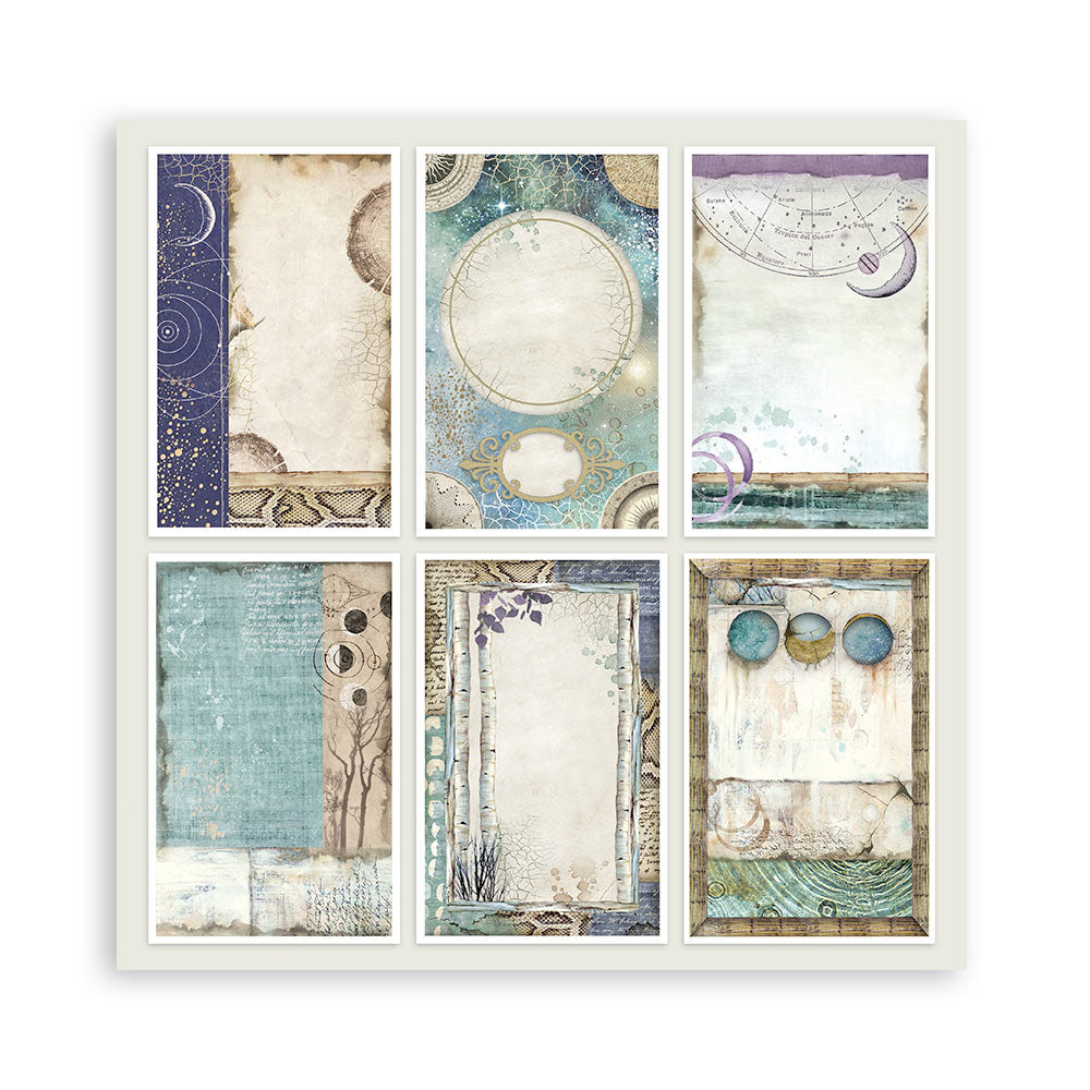 12”x12” (30.5x30.5 cm) Paper Pad 10 Double Sided Printed Sheets - Cosmos Infinity