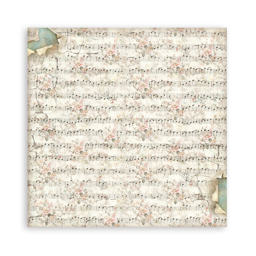 Scrapbooking Printed Pad For Art And Craft 10 Sheets cm 30.5x30.5 (12"x12") Backgrounds - Symphony