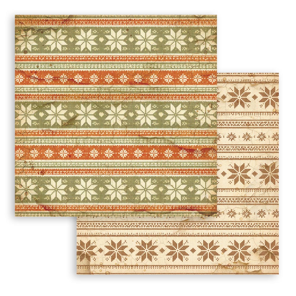 Scrapbooking Printed Pad For Art And Craft 10 Sheets cm 30.5x30.5 (12"x12") Backgrounds - Silent Night