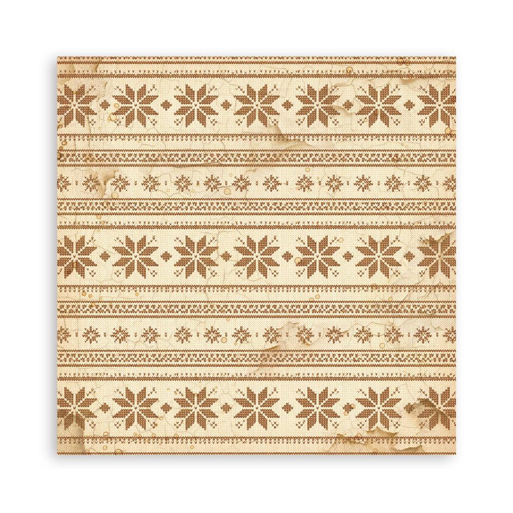 Scrapbooking Printed Pad For Art And Craft 10 Sheets cm 30.5x30.5 (12"x12") Backgrounds - Silent Night