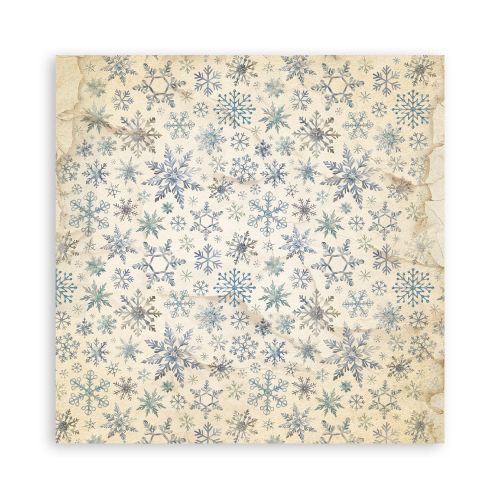 Scrapbooking Printed Pad For Art And Craft 10 Sheets cm 30.5x30.5 (12"x12") Backgrounds - Silent Night