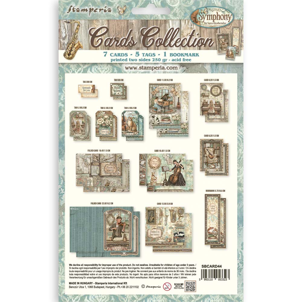 Printed Art Cards Collection - Symphony