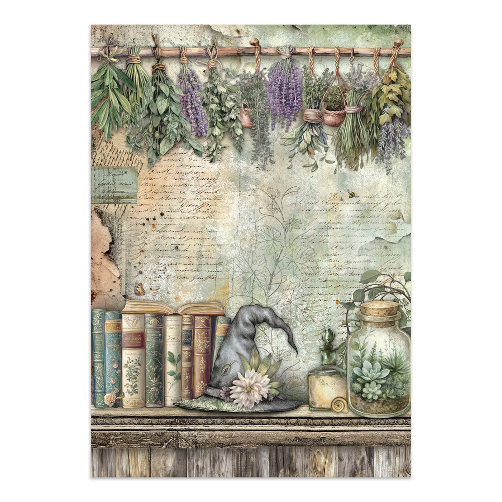 Printed Art Junk Journal: Stickers, Cut-Outs, Backgrounds For Art And Craft - Herbarium Silvae