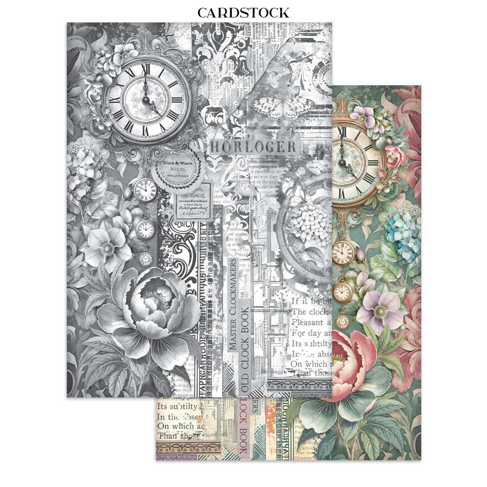 Printed Art Junk Journal: Stickers, Cut-Outs, Backgrounds For Art And Craft - Gardens Of Time