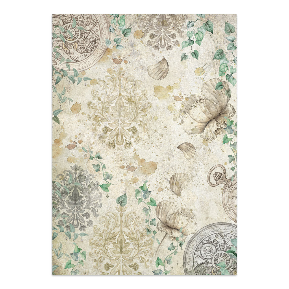 Printed Art Junk Journal: Stickers, Cut-Outs, Backgrounds For Art And Craft - Gardens Of Time