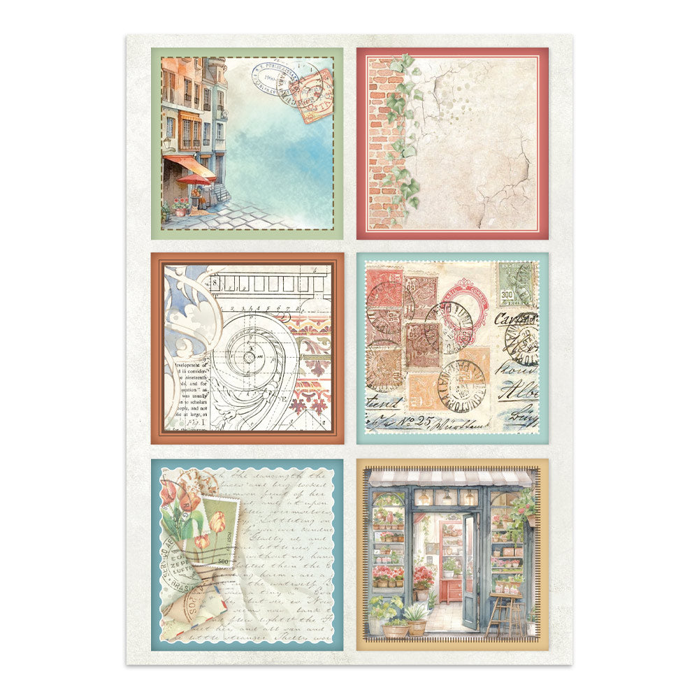 Printed Art Junk Journal: Stickers, Cut-Outs, Backgrounds For Art And Craft - Art Of Travelling