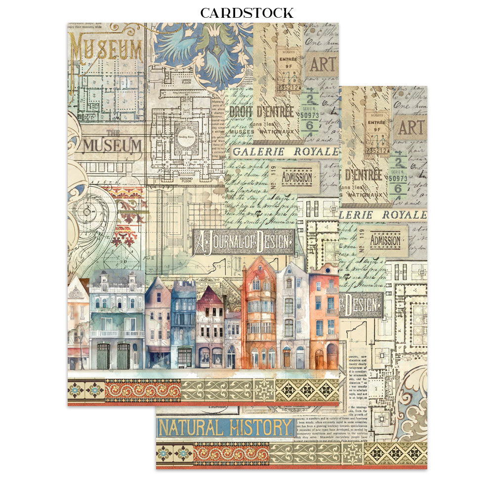 Printed Art Junk Journal: Stickers, Cut-Outs, Backgrounds For Art And Craft - Art Of Travelling