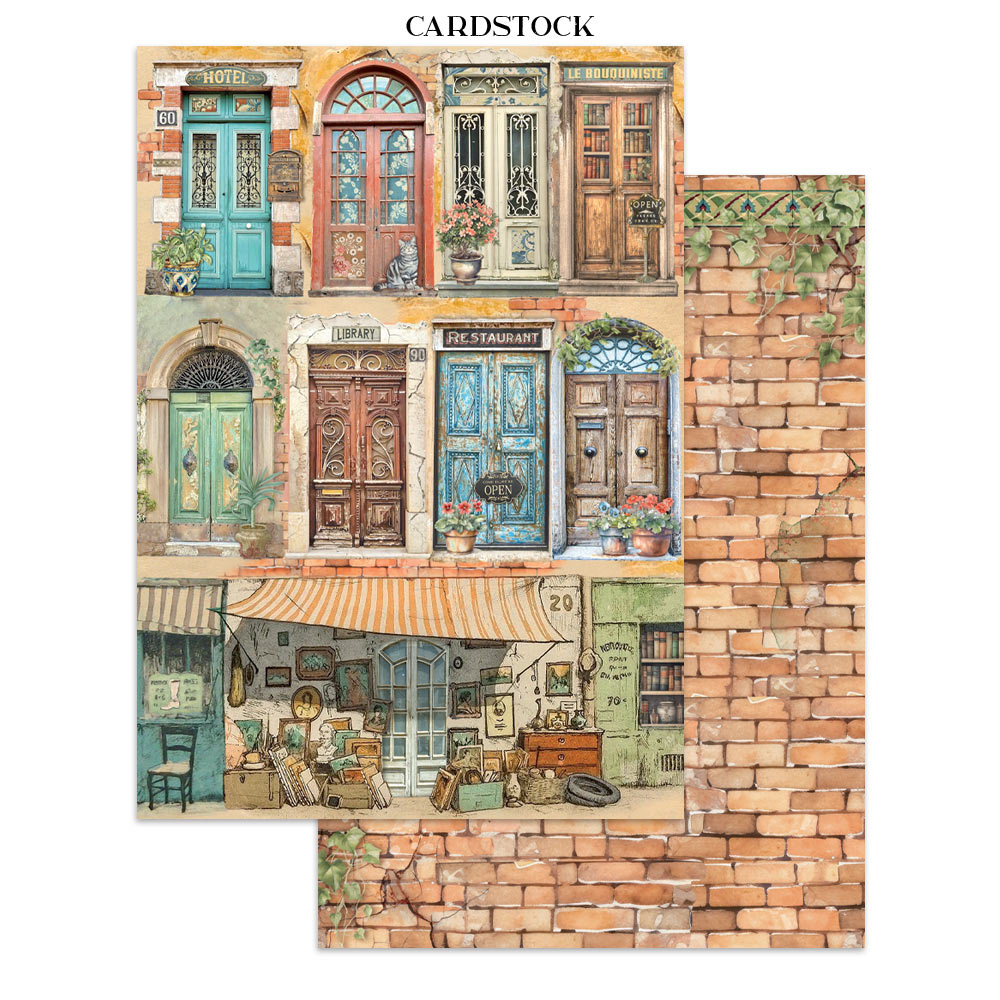 Printed Art Junk Journal: Stickers, Cut-Outs, Backgrounds For Art And Craft - Art Of Travelling