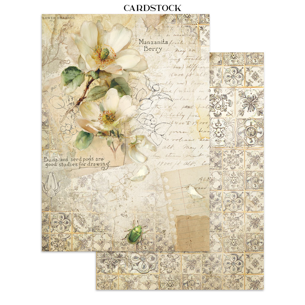 Printed Art Junk Journal: Stickers, Cut-Outs, Backgrounds For Art And Craft - All Around
