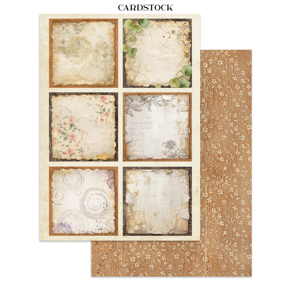 Printed Art Junk Journal: Stickers, Cut-Outs, Backgrounds For Art And Craft - All Around