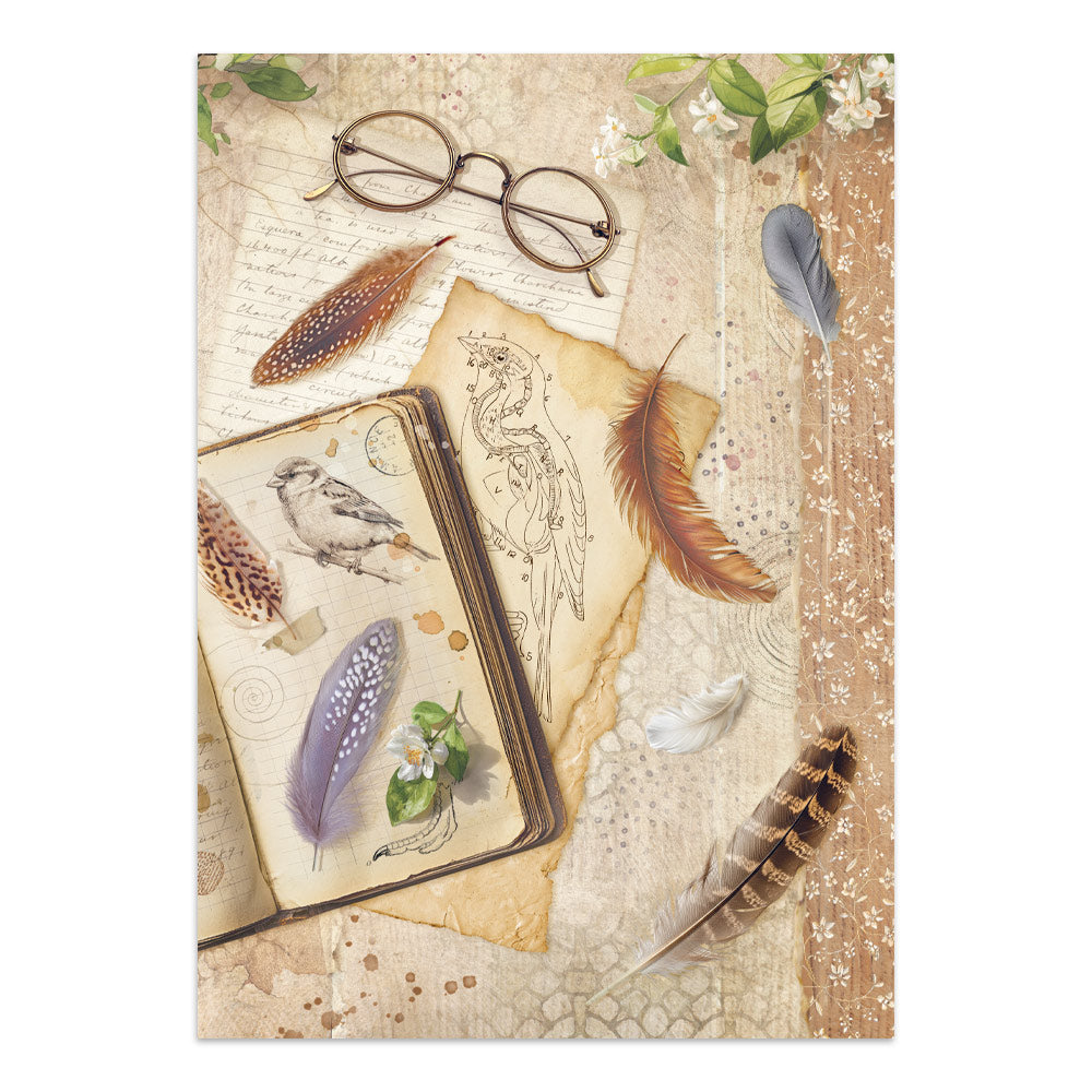 Printed Art Junk Journal: Stickers, Cut-Outs, Backgrounds For Art And Craft - All Around
