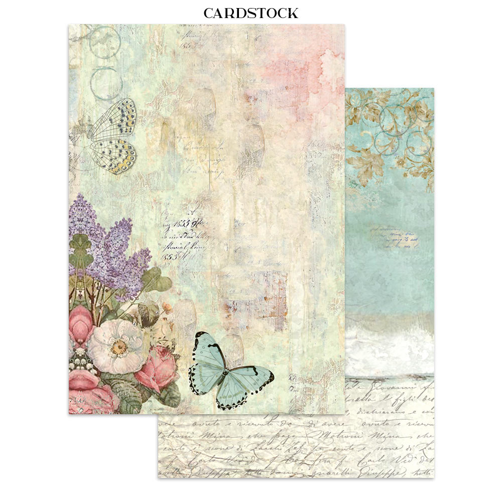 Printed Art Junk Journal: Stickers, Cut-Outs, Backgrounds For Art And Craft - Wonderland
