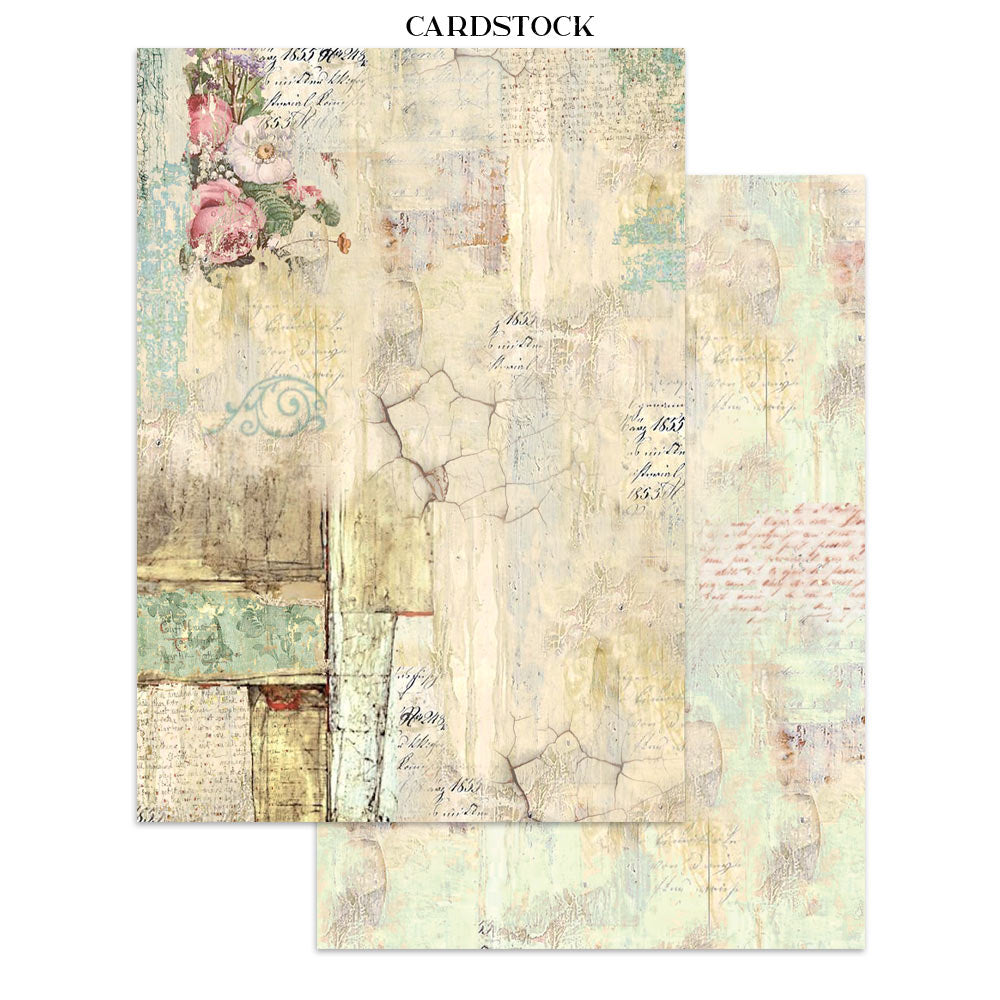Printed Art Junk Journal: Stickers, Cut-Outs, Backgrounds For Art And Craft - Wonderland