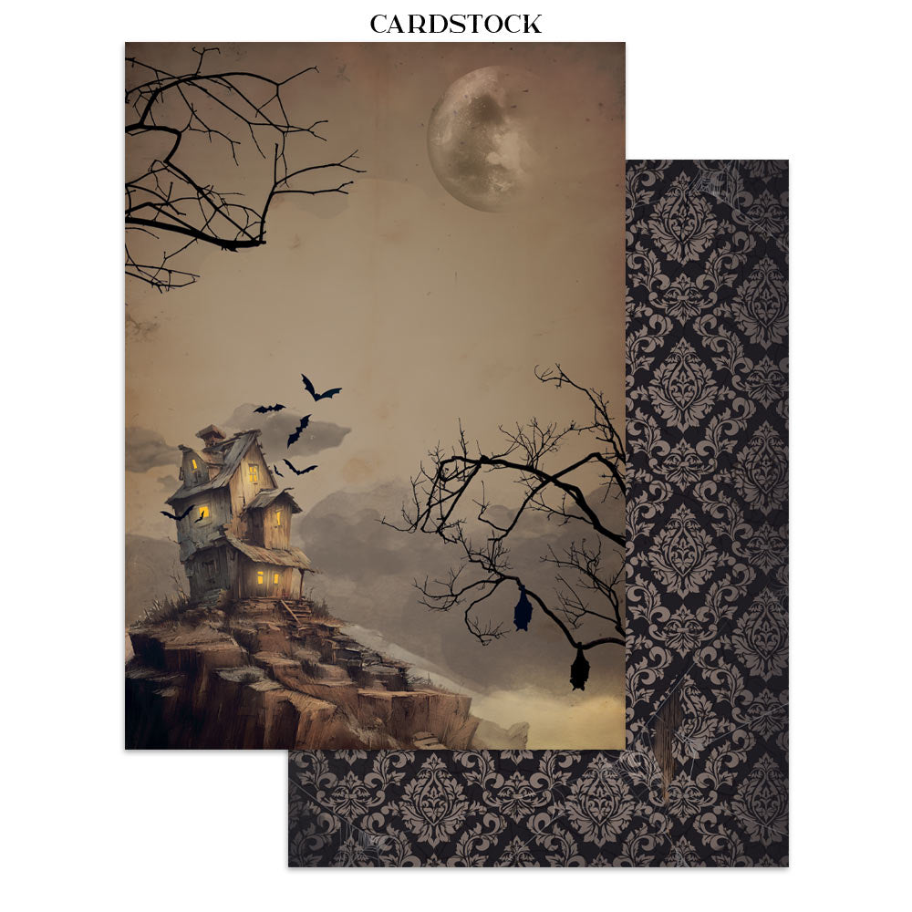 Printed Art Junk Journal: Stickers, Cut-Outs, Backgrounds For Art And Craft - Halloween