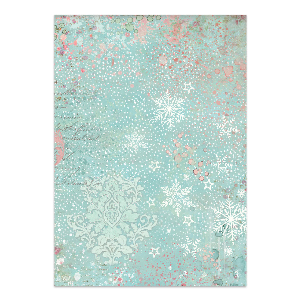 Printed Art Junk Journal: Stickers, Cut-Outs, Backgrounds For Art And Craft - Winter Magic