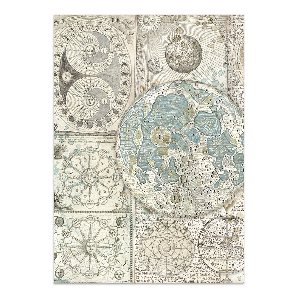 Printed Art Junk Journal: Stickers, Cut-Outs, Backgrounds For Art And Craft - Cosmos