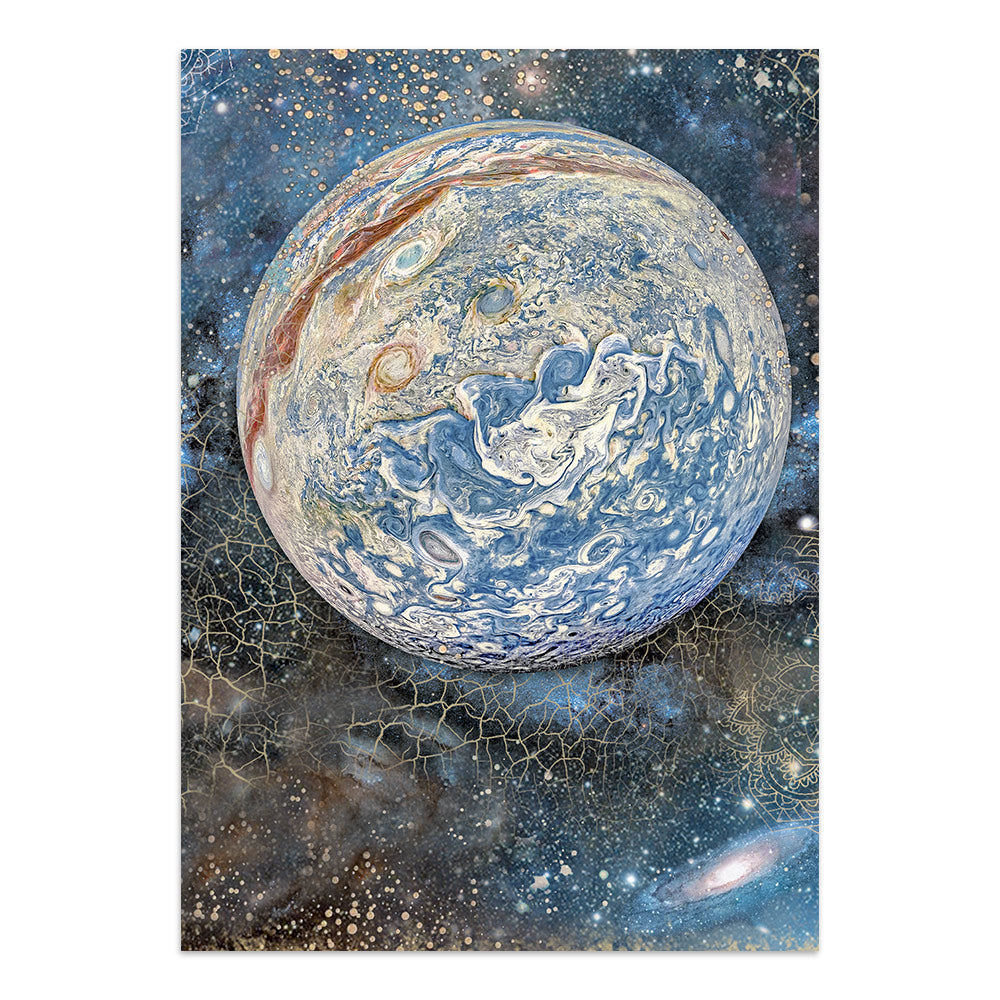 Printed Art Junk Journal: Stickers, Cut-Outs, Backgrounds For Art And Craft - Cosmos