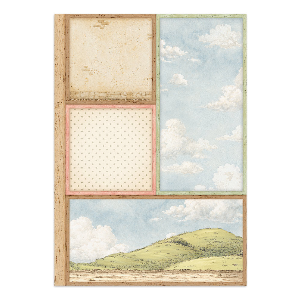Printed Art Junk Journal: Sticker, Cut-Outs, Backgrounds For Art And Craft - Cozy Family