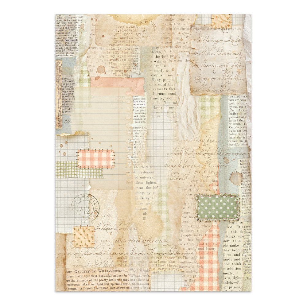 Printed Art Junk Journal: Sticker, Cut-Outs, Backgrounds For Art And Craft - Cozy Family