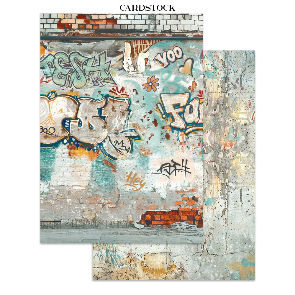 Printed Art Junk Journal: Stickers, Cut-Outs, Backgrounds For Art And Craft - Furry Friends 2