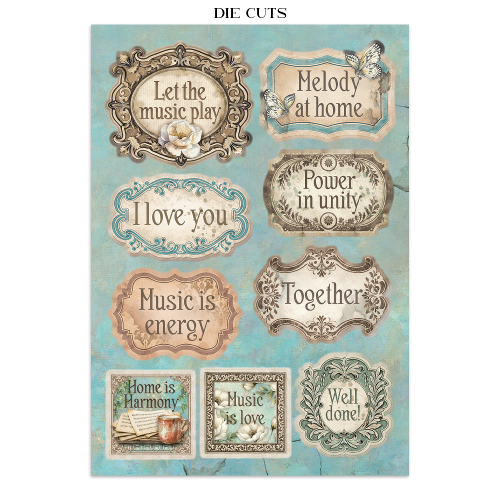 Printed Art Junk Journal Focus Points For Art And Craft A5 - Symphony