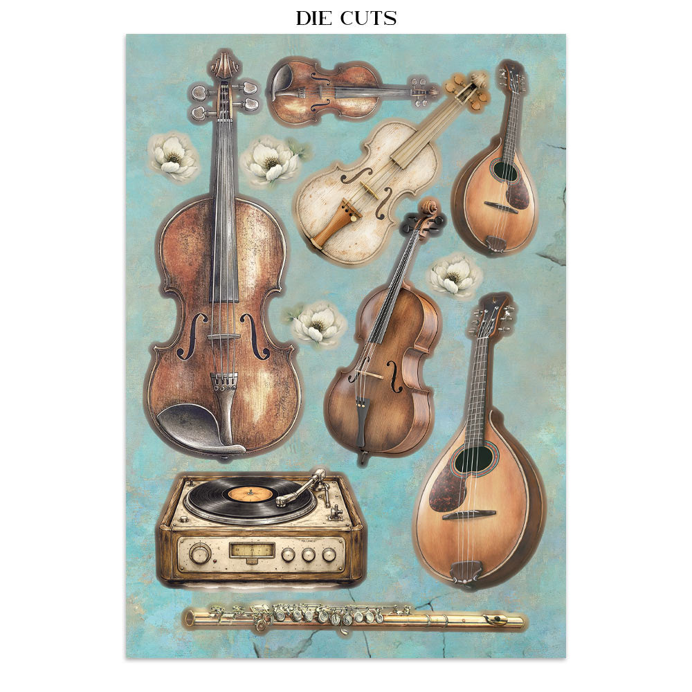 Printed Art Junk Journal Focus Points For Art And Craft A5 - Symphony