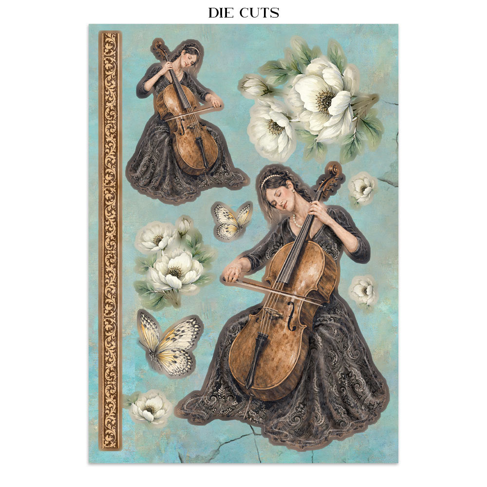 Printed Art Junk Journal Focus Points For Art And Craft A5 - Symphony